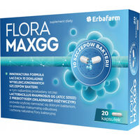 Produktbild von Erbafarm FLORA MAXGG Probiotikum in Kapseln 20 Stück
