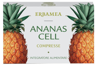 Erbamea Ananas Cell Kräuter-Komplex mit Centella und Birke, glutenfrei, 36 Tabletten – Bild 1 von 2