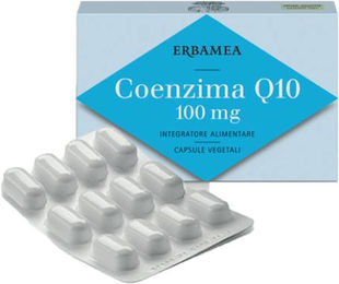 ERBAMEA Coenzym Q10 Ubiquinon 100 mg vegetarische Kapseln glutenfrei 24 Stück – Bild 1 von 1
