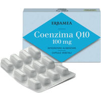 Produktbild von ERBAMEA Coenzym Q10 Ubiquinon 100 mg vegetarische Kapseln glutenfrei 24 Stück