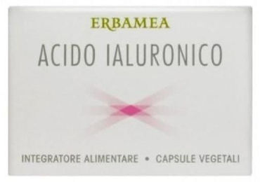 ERBAMEA Hyaluronsäure Kapseln pflanzlicher Ursprung glutenfrei 24 Stück – Bild 1 von 1