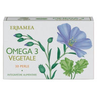 Produktbild von Erbamea Omega 3 Pflanzlich 350 mg 30 vegetarische Kapseln Gluten- und Laktosefrei
