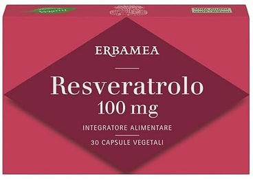 Erbamea Resveratrol 100 mg Kapseln glutenfrei und laktosefrei 30 Stück – Bild 1 von 1