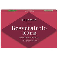 Produktbild von Erbamea Resveratrol 100 mg Kapseln glutenfrei und laktosefrei 30 Stück