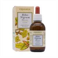 Produktbild von Erbamea Ribes Nigrum Schwarzer Holunder Bio Tinktur 50 ml