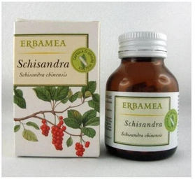 Erbamea Schisandra Kapseln vegan glutenfrei laktosefrei 50 Stück – Bild 1 von 1