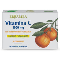 Produktbild von ERBAMEA Vitamin C Ascorbinsäure 1000 mg Tabletten glutenfrei und laktosefrei 30 Stück