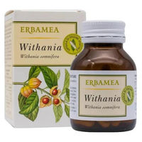 Produktbild von Erbamea WITHANIA Vegan Pflanzliche Kapseln Glutenfrei und Laktosefrei 50 Stück
