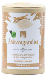 Erbavoglio Ashwagandha Bio Kapseln vegetarisch 60 Stück – Bild 1 von 1