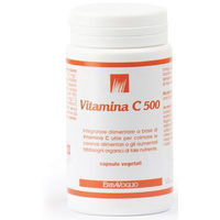 Produktbild von Erbavoglio Vitamin C 500 mg Kapseln mit Acerola und Hagebutte, 100 Kapseln, laktosefrei, glutenfrei und zuckerfrei