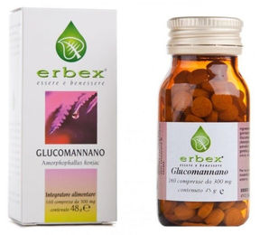 Erbex Glucomannan 160 Tabletten – Bild 1 von 1
