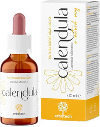ERBOTECH Calendula Urtinktur Vegan Tropfen 100 ml – Bild 1 von 1