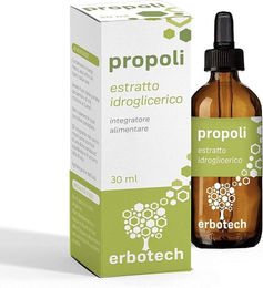 Erbotech Propolis Hydroglyceric Extract Alkoholfrei Vegetarisch ohne Zusatzstoffe 30 ml – Bild 1 von 1