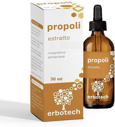 Erbotech Propolis Starker hydroalkoholischer Extrakt Tropfen vegetarisch ohne Zusatzstoffe – Bild 1 von 1