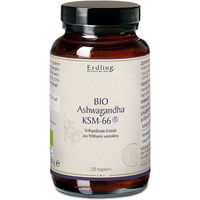 Produktbild von Erdling BIO Ashwagandha KSM-66 vegan Kapseln 120 Stück