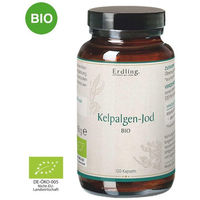 Produktbild von Erdling Bio Kelpalgen-Jod Kapseln mit Braunalge vegan ohne Zusatzstoffe für Kinder 120 Stück