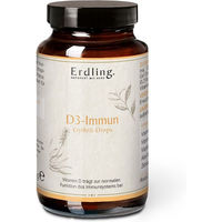 Produktbild von Erdling D3 Immun Lutschtabletten mit Vitamin D3, B2, B12, Zink, Aloe Vera und Zistrose, 50 Stück, zuckerfrei und vegetarisch