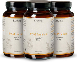 Erdling MSM Premium mit OptiMSM Organischer Schwefel Vegan Kapseln 360 Stück – Bild 1 von 2