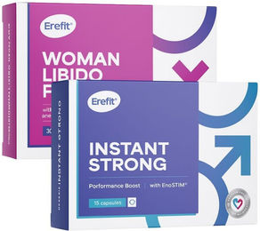 Erefit Zeit zu zweit Set mit Kräuter-Komplex Woman Libido und Instant Strong Kapseln – Bild 1 von 1