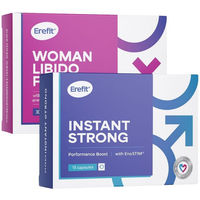 Produktbild von Erefit Zeit zu zweit Set mit Kräuter-Komplex Woman Libido und Instant Strong Kapseln