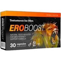 Produktbild von Eroboost Ero Maca Kapseln mit Taurin, Selen, Zink, Ginseng, Muskatblüte und Ginkgo Biloba