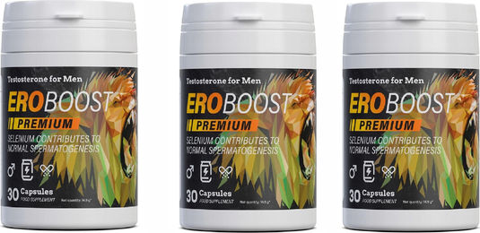 Eroboost Premium 3x 30 Kapseln mit Taurin, Zink, Maca und Ginseng – Bild 1 von 1