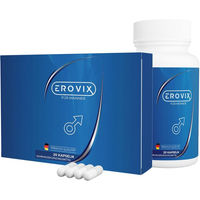 Produktbild von Erovix Kapseln für Männer mit Maca, L-Arginin, Citrullin und Zink