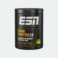 Produktbild von ESN Crank Pump Pro 2.0 Pre-Workout Booster Strawberry Kiwi Pulver