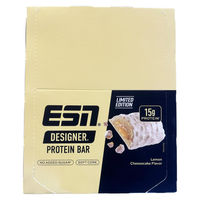 Produktbild von ESN Designer Bar Box Proteinriegel Schokolade zuckerfrei 12x45g