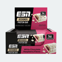 Produktbild von ESN Designer Bar Proteinriegel White Chocolate Raspberry zuckerfrei