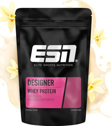 ESN Designer Whey Protein Pulver Vanille laktosearm 1 kg – Bild 1 von 6