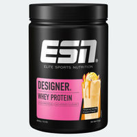 Produktbild von ESN Designer Whey Protein Pulver Vanille zuckerfrei 908g