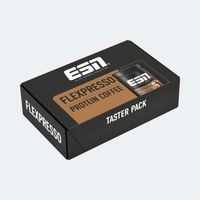 Produktbild von ESN Flexpresso Protein Kaffee Probierbox zuckerfrei 5 x 30g Sticks