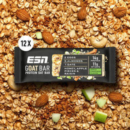 ESN GOAT Protein Oat Bar zuckerarm ohne Zusatzstoffe 12 x 55 g – Bild 1 von 5