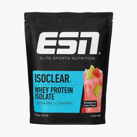 Produktbild von ESN ISOCLEAR Whey Isolat Pulver Zitrone 420g fettfrei und zuckerarm