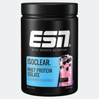 Produktbild von ESN Isoclear Whey Protein Isolat Blackberry Pulver 908g