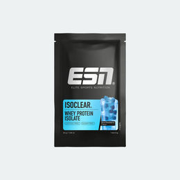 ESN Isoclear Whey Protein Isolat Blue Raspberry 30g Pulver zuckerfrei fettfrei laktosefrei – Bild 1 von 1