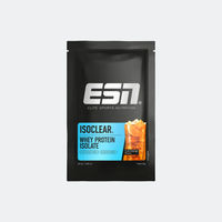 Produktbild von ESN Isoclear Whey Protein Isolat Orange zuckerfrei fettfrei laktosefrei 30g Probe