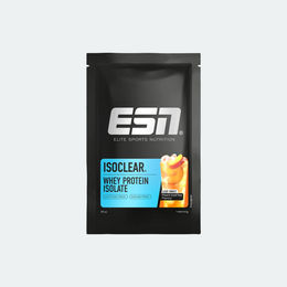 ESN Isoclear Whey Protein Isolat Peach Iced Tea 30g Pulver zuckerfrei fettfrei laktosefrei – Bild 1 von 1