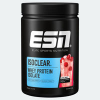 Produktbild von ESN Isoclear Whey Protein Isolat Pulver Fresh Cherry 908g zuckerfrei fettfrei laktosefrei