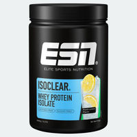 Produktbild von ESN Isoclear Whey Protein Isolat Zitrone 908g Pulver zuckerfrei fettfrei laktosefrei
