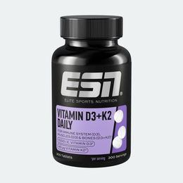 ESN Vitamin D3+K2 Daily Tabletten für Sportler 300 Stück – Bild 1 von 1