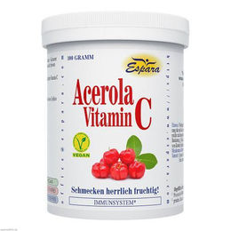 Espara Acerola Vitamin C Pulver 100 g natürlich – Bild 1 von 2