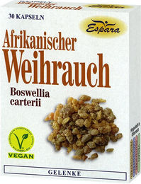 Espara Afrikanischer Weihrauch Boswellia Kapseln vegan glutenfrei laktosefrei 60 Stück – Bild 1 von 2