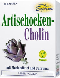Espara Artischocke und Cholin Kapseln vegan 60 Stück – Bild 1 von 1