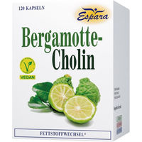 Produktbild von Espara Bergamotte-Cholin Kapseln vegan glutenfrei laktosefrei 60 Stück