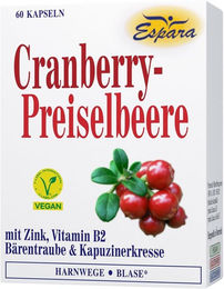 Espara Cranberry Preiselbeere Kapseln ohne Gelatine 60 Stück – Bild 1 von 1