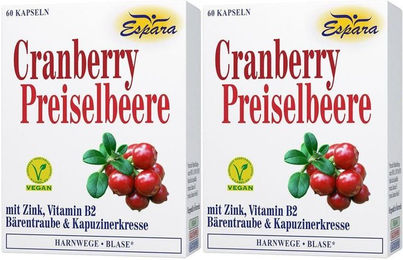 Espara Cranberry Preiselbeere Kräuter-Komplex Kapseln 120 Stück – Bild 1 von 1