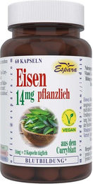 Espara Eisen 14 mg Kapseln vegan mit Curryblatt 60 Stück – Bild 1 von 1
