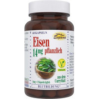 Produktbild von Espara Eisen 14 mg Kapseln vegan mit Curryblatt 60 Stück